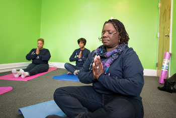 Member Wellness Center yoga class